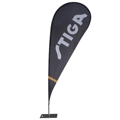 Exhibition Tear Drop Shape Flying Banners Custom Printed Different Size Available